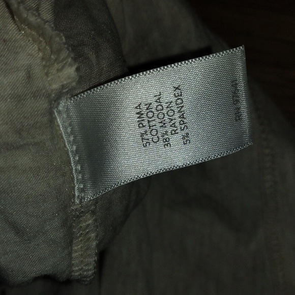 Two Cream and Magenta Pima Cotton Blend Tops with Pocket and Pearl Butto… - Picture 10 of 10